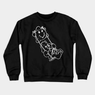 playing on a swing Crewneck Sweatshirt